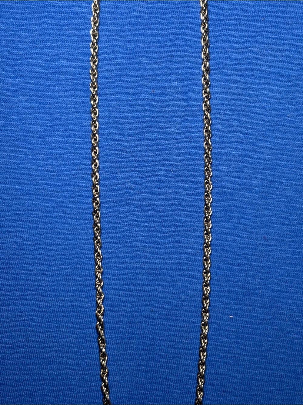 Silver Rope Chain Necklace - Picture 3 of 9